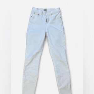J. Crew White High Rise Skinny Jeans
